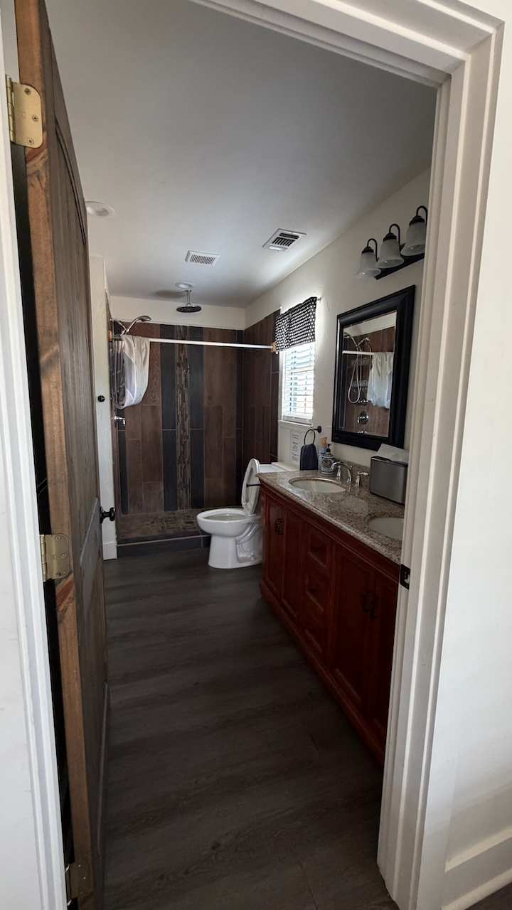 Bathroom in bedroom one