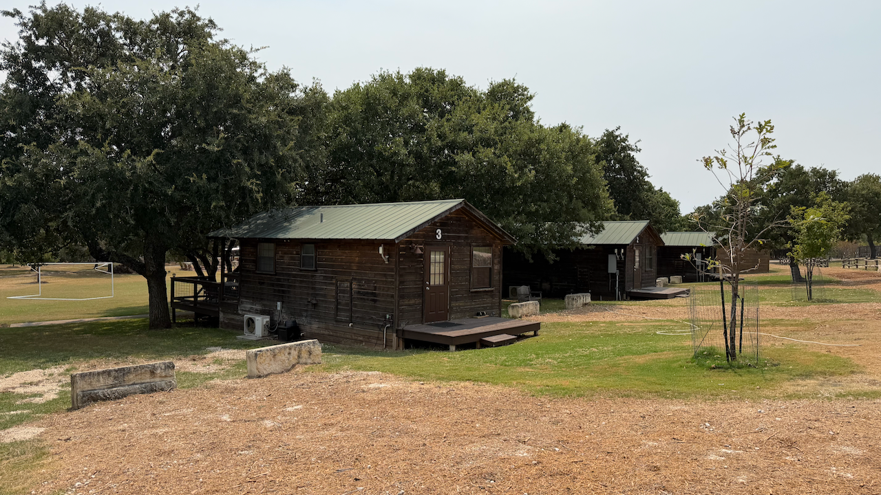 Small family-style cabin