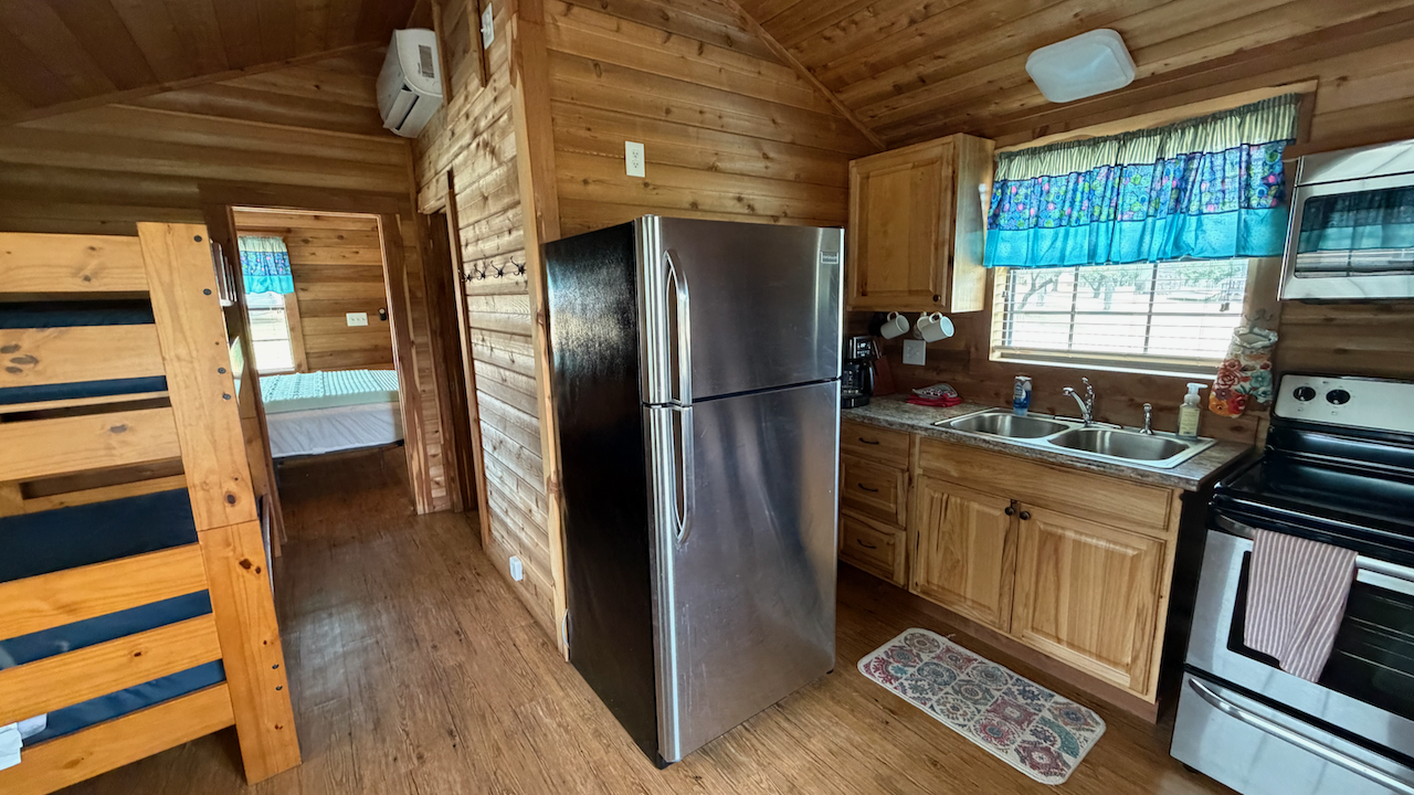 Family-style cabin sleeping area