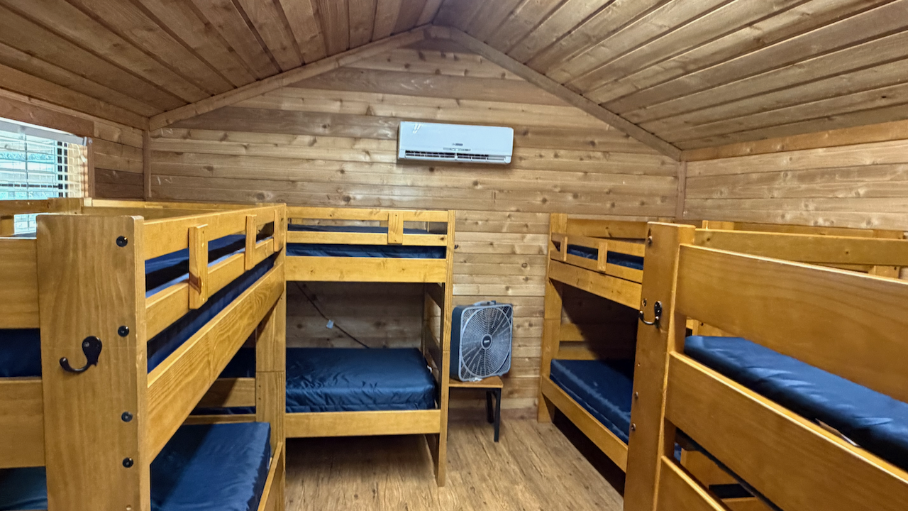 Bunk beds inside Captivating TX bunk house